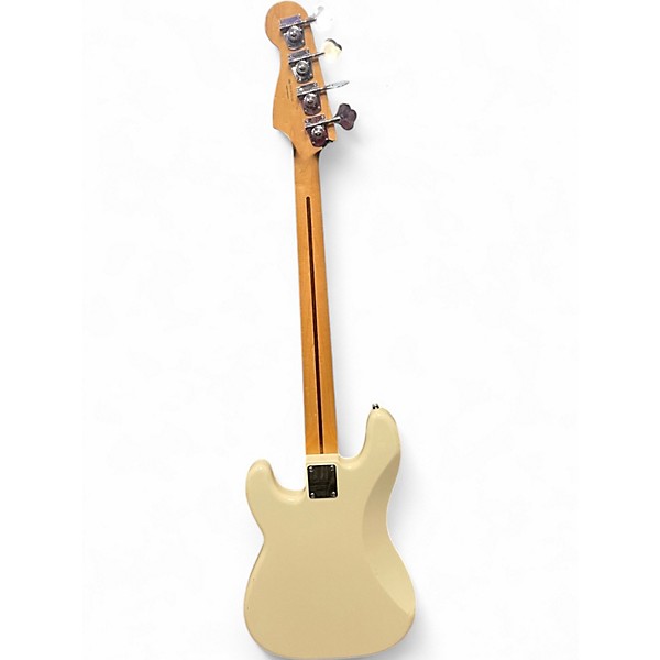 Used Fender Standard Precision Bass Olympic White Electric Bass Guitar
