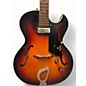 Vintage 1960s Guild T-100 SLIM JIM SUNBURST Hollow Body Electric Guitar