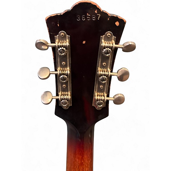 Vintage 1960s Guild T-100 SLIM JIM SUNBURST Hollow Body Electric Guitar