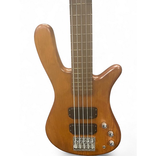 Used 2000 Warwick Streamer Standard 5 German Natural Electric Bass Guitar
