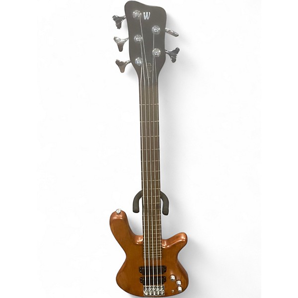 Used 2000 Warwick Streamer Standard 5 German Natural Electric Bass Guitar