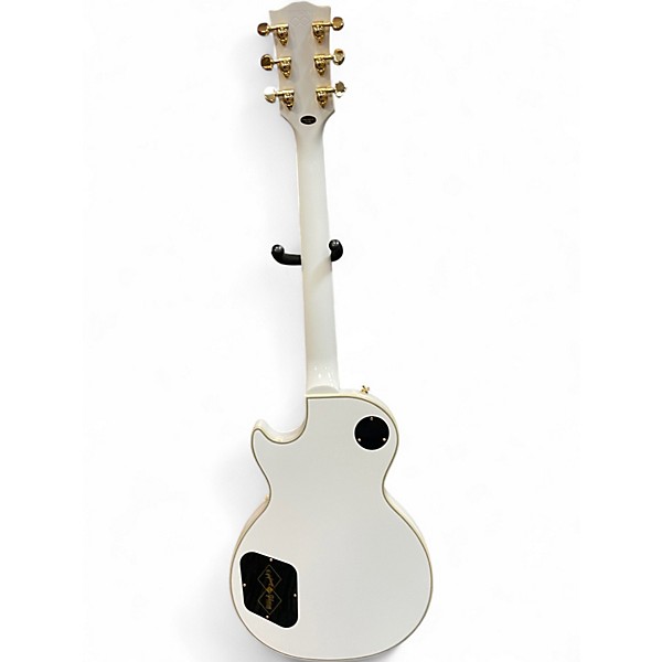 Used Epiphone Inspired by Gibson Les Paul Custom Alpine White Solid Body Electric Guitar