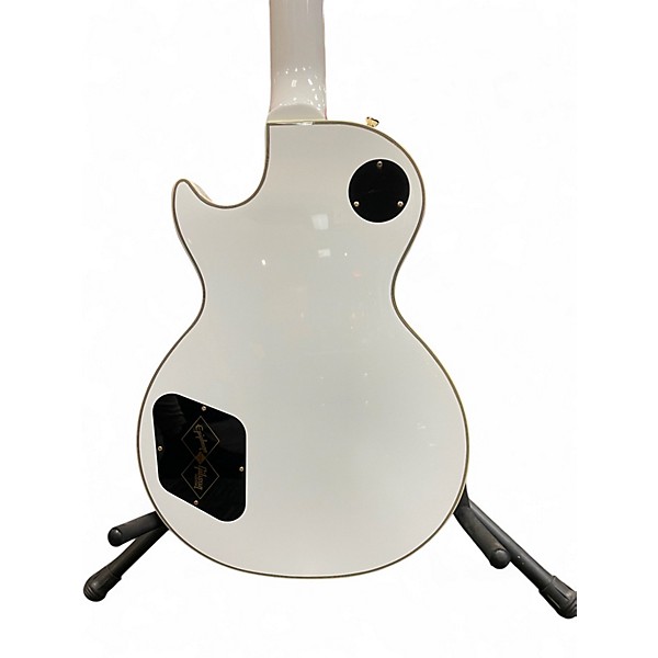 Used Epiphone Inspired by Gibson Les Paul Custom Alpine White Solid Body Electric Guitar