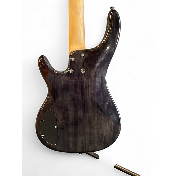 Used Alvarez 4 String Trans Black Electric Bass Guitar