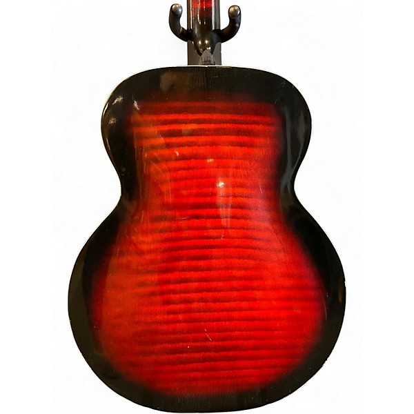 Vintage 1960s Harmony Monterey Hollowbody Brown Sunburst Acoustic Guitar