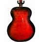 Vintage 1960s Harmony Monterey Hollowbody Brown Sunburst Acoustic Guitar
