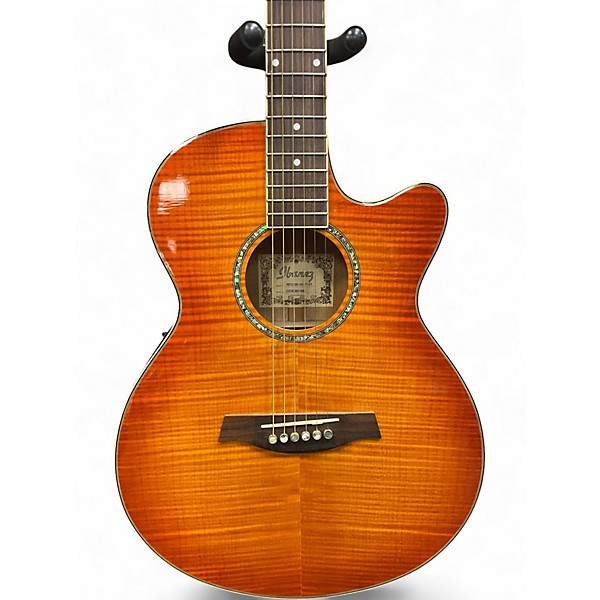 Used Ibanez AEG20E Sunburst Acoustic Electric Guitar