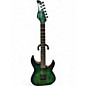 Used Schecter Guitar Research CR-6 BLUE GREEN BURL BURST Solid Body Electric Guitar thumbnail