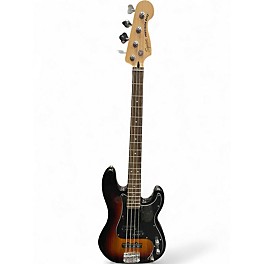Used 2021 Squier Affinity Precision Bass 3 Tone Sunburst Electric Bass Guitar