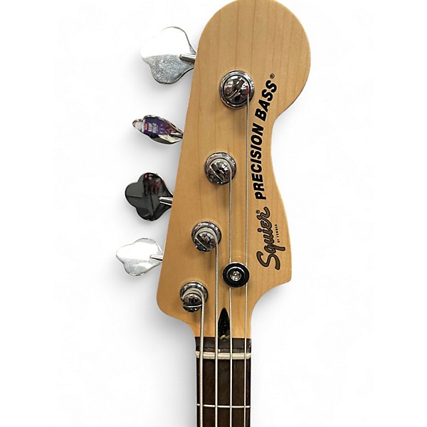 Used 2021 Squier Affinity Precision Bass 3 Tone Sunburst Electric Bass Guitar