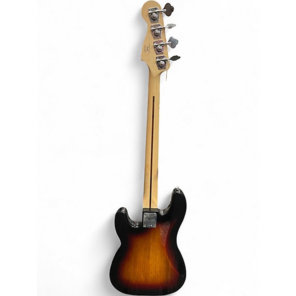 Used 2021 Squier Affinity Precision Bass 3 Tone Sunburst Electric Bass Guitar