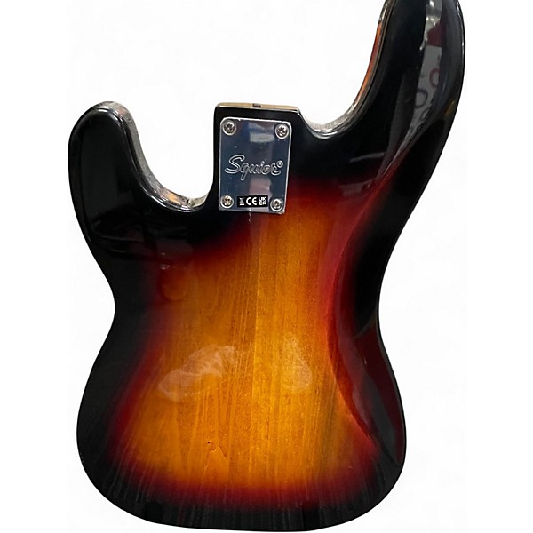 Used 2021 Squier Affinity Precision Bass 3 Tone Sunburst Electric Bass Guitar