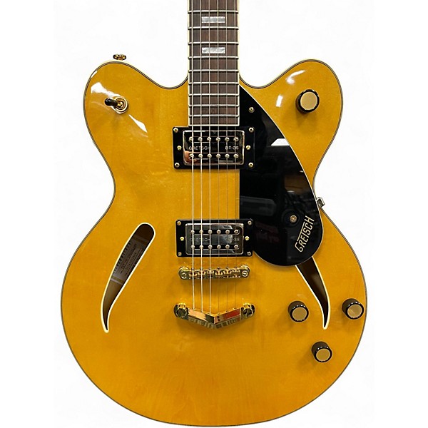 Used Gretsch Guitars Streamliner Limited-Edition Center Block Cat-Eye With V-Stop Village Amber Hollow Body Electric Guitar