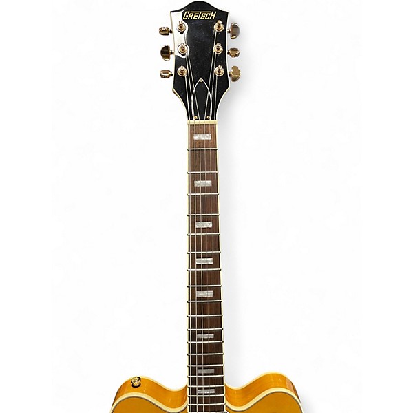 Used Gretsch Guitars Streamliner Limited-Edition Center Block Cat-Eye With V-Stop Village Amber Hollow Body Electric Guitar