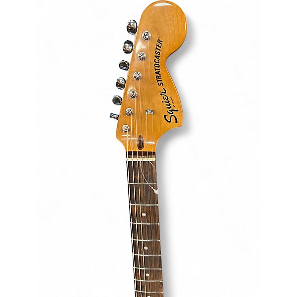 Used 2025 Squier Classic Vibe '70s Stratocaster HSS Olympic White Solid Body Electric Guitar