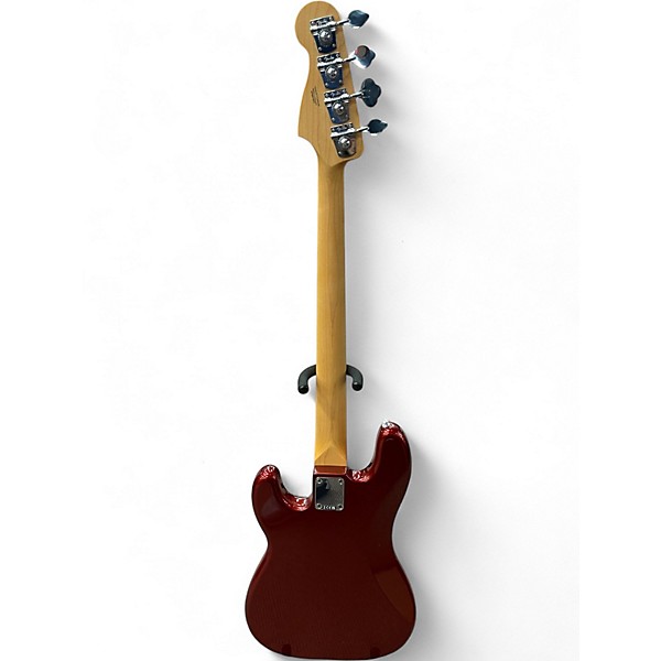 Used Fender Player Precision Bass Candy Apple Red Metallic Electric Bass Guitar