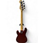 Used Fender Player Precision Bass Candy Apple Red Metallic Electric Bass Guitar