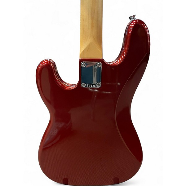 Used Fender Player Precision Bass Candy Apple Red Metallic Electric Bass Guitar