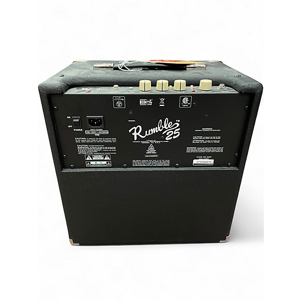 Used Fender Rumble 25 25W 1x10 Bass Combo Amp