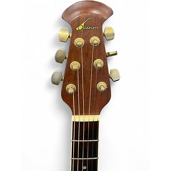 Used Ovation CC257 Black Acoustic Electric Guitar