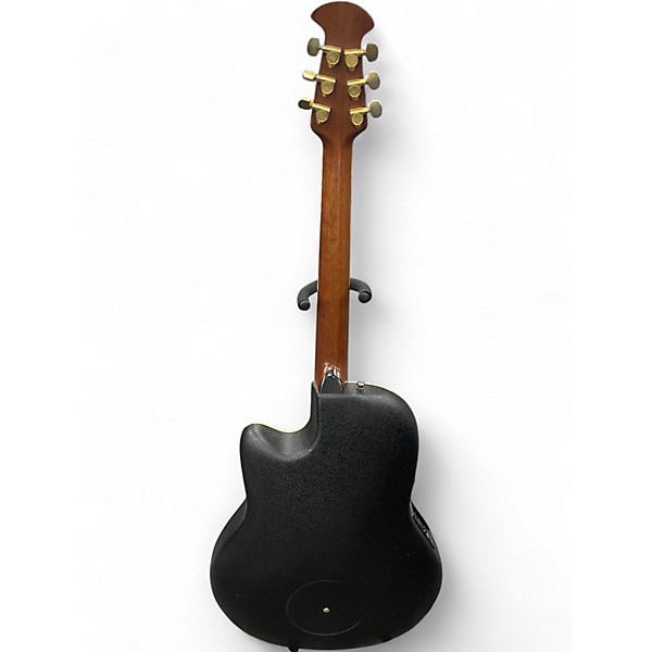 Used Ovation CC257 Black Acoustic Electric Guitar