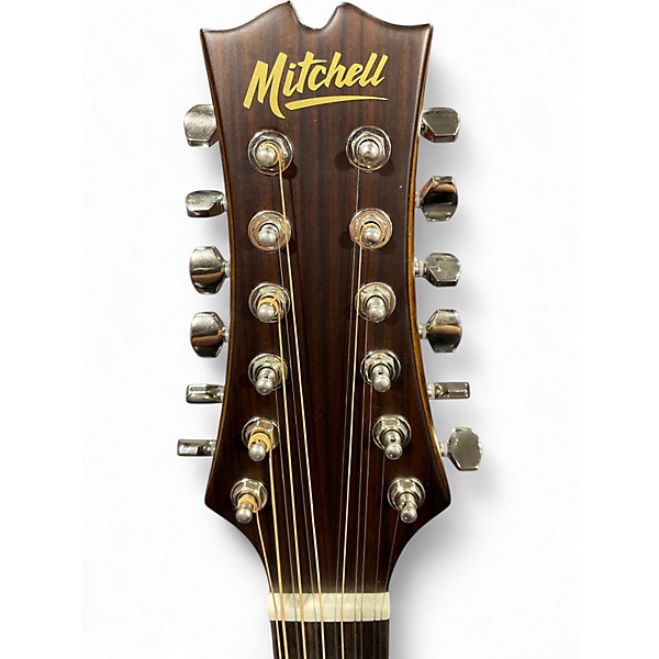Used Mitchell T331TCE-BST Mahogany 12 String Acoustic Guitar