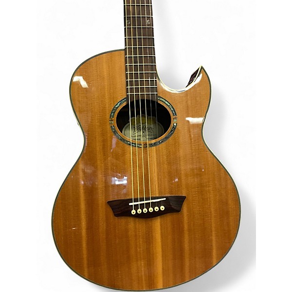 Used Washburn ea25 Natural Acoustic Guitar