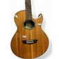 Used Washburn ea25 Natural Acoustic Guitar