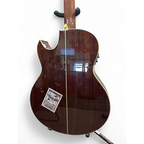 Used Washburn ea25 Natural Acoustic Guitar