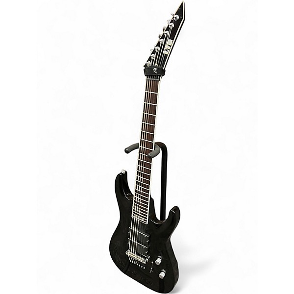 Used ESP LTD SC207 Stephen Carpenter Signature 7 String Black Solid Body Electric Guitar
