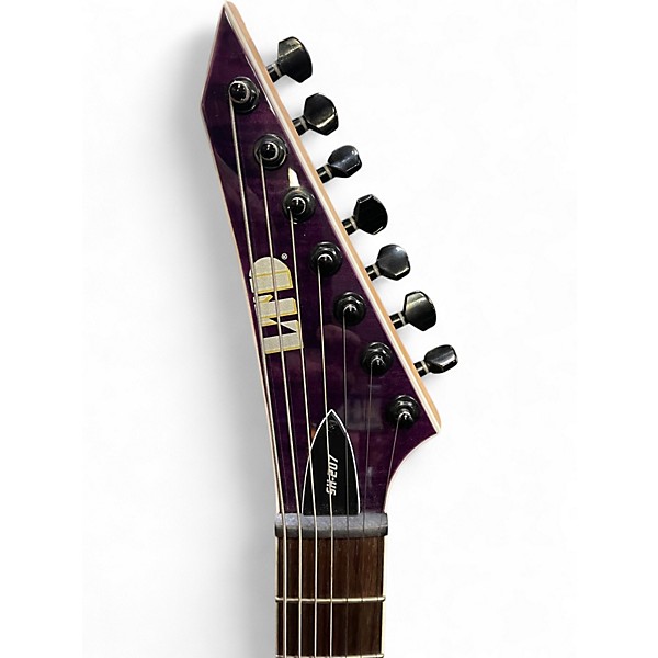 Used ESP Ltd sh207 Trans Purple Solid Body Electric Guitar