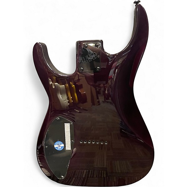 Used ESP Ltd sh207 Trans Purple Solid Body Electric Guitar