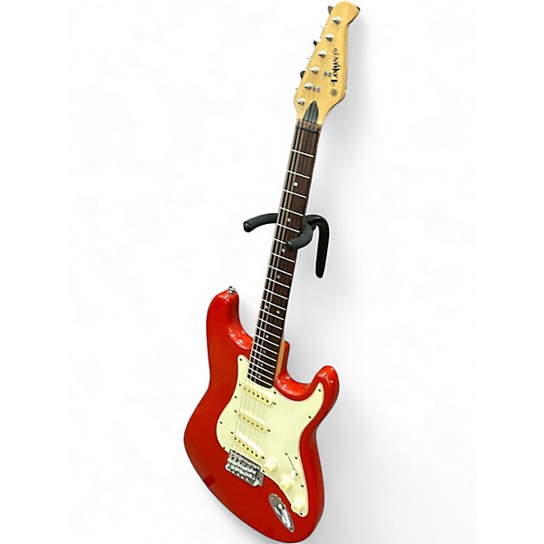 Used Lotus STRAT Fiesta Red Solid Body Electric Guitar