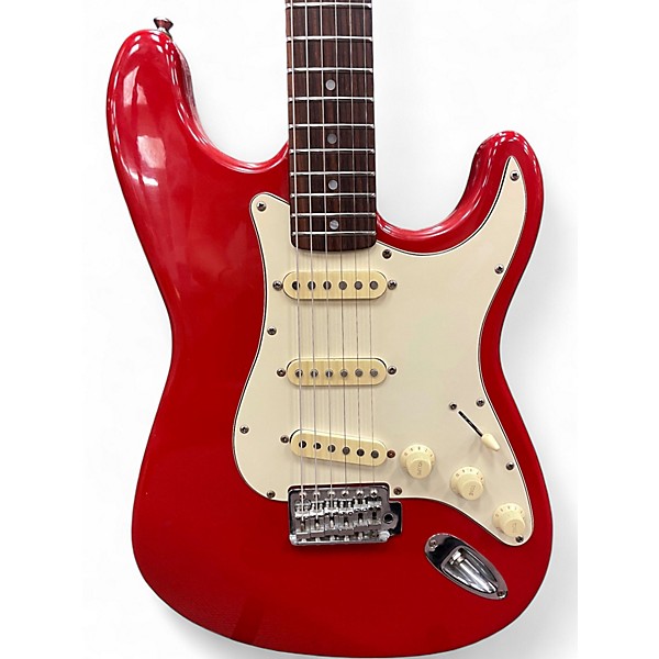 Used Lotus STRAT Fiesta Red Solid Body Electric Guitar
