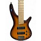 Used Ibanez SR375 5 String BROWN BURST Electric Bass Guitar