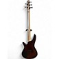 Used Ibanez SR375 5 String BROWN BURST Electric Bass Guitar