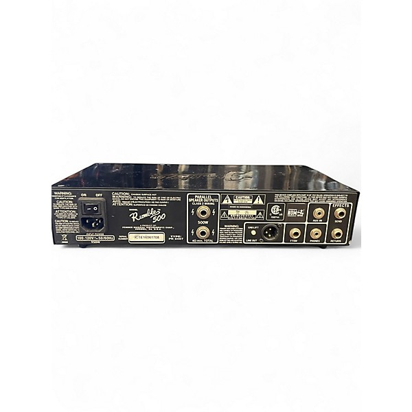 Used Fender RUMBLE 500 Bass Amp Head