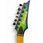Used Ibanez RGAIX6MQM Surreal Blue Burst Solid Body Electric Guitar