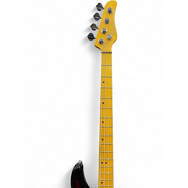 Used Schecter Guitar Research CV4 Diamond Series 2 Color Sunburst Electric Bass Guitar