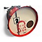 Used Dark Horse Percussion 6 Piece Custom Crimson Red Burst Drum Kit