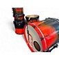 Used Dark Horse Percussion 6 Piece Custom Crimson Red Burst Drum Kit