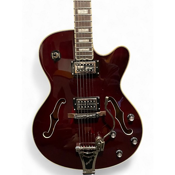 Used 2020s Epiphone Emperor Swingster Wine Red Hollow Body Electric Guitar