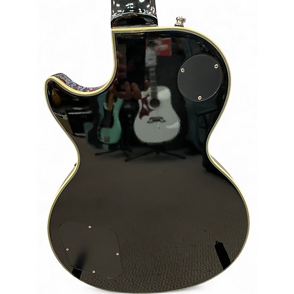 Used Epiphone Les Paul Custom Black Onyx Solid Body Electric Guitar