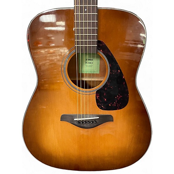 Used Yamaha fg800j Tobacco Sunburst Acoustic Guitar