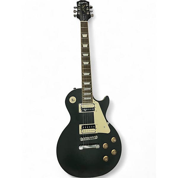 Used Epiphone Les Paul Traditional Pro IV Black Solid Body Electric Guitar