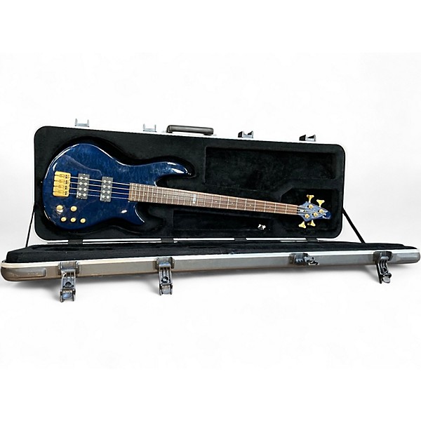 Used ESP LTD C304 Trans Blue Electric Bass Guitar