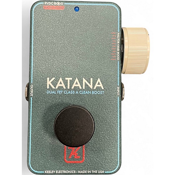 Used Keeley Katana Clean Boost Effect Pedal