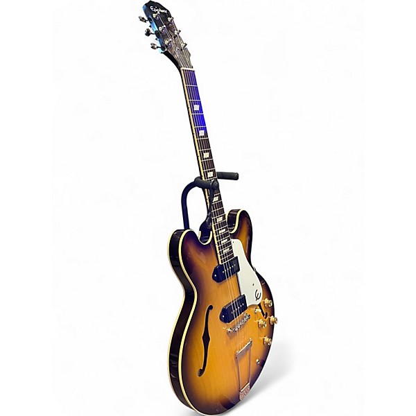 Used Epiphone USA casino vintage burst Hollow Body Electric Guitar