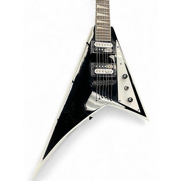 Used Jackson JS Series Rhoads JS32T Black and White Solid Body Electric Guitar
