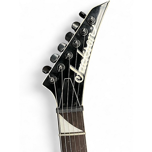 Used Jackson JS Series Rhoads JS32T Black and White Solid Body Electric Guitar